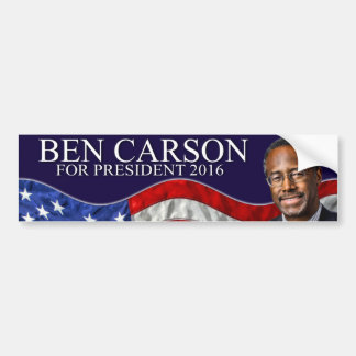 Ben Carson voor President 2016 Bumpersticker