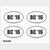 Ben Carson voor President Ovale Sticker (Vel)