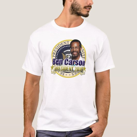 Ben Carson voor President T Shirten T-shirt (Voorkant)