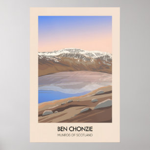 Ben Chonzie Munros Van Schotland Reisposter Poster