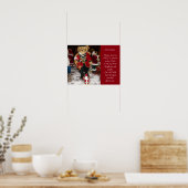 Ben cool met dat Santa poster (Keuken)