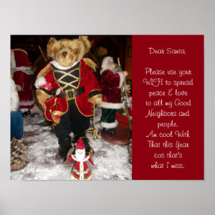 Ben cool met dat Santa poster