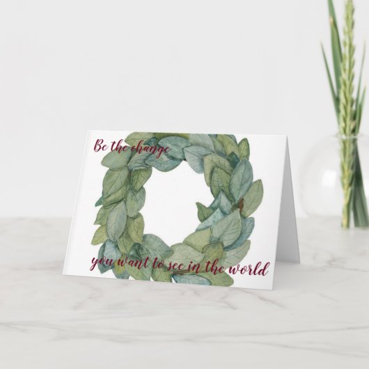 Ben de Kaart van de Vakantie van de Verandering (Voorkant)