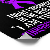 Ben de Storm Fibromyalgie bewustzijnsstrijder Poster (Hoek)