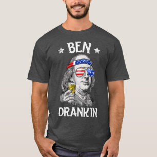 Ben Drankin, 4 juli Benjamin Franklin Mannen T-shirt