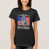 Ben Drankin, 4 juli Benjamin Franklin Mannen Wome T-shirt (Voorkant)