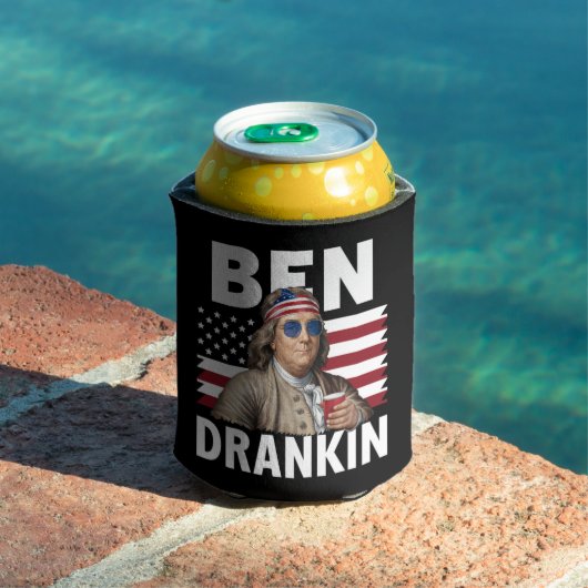 Ben Drankin Bier 4 juli Vlaggengrappig Blikjeskoeler (Insitu Zwembad)