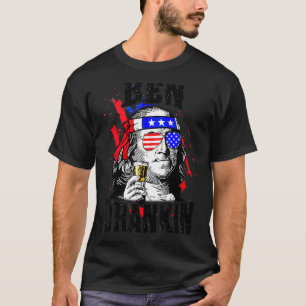 Ben Drankin Drink team Beer Benjamin Franklin 4 T-shirt