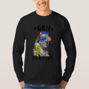 Ben Drankin op 4 juli Benjamin Franklin Drink B T-shirt