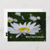 Ben een Menselijk Briefkaart van Nice (Voorkant / Achterkant)