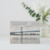 Ben Franklin Bridge Briefkaart (Staand voorkant)