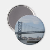 Ben Franklin Bridge Magneet (Voorkant / Achterkant)