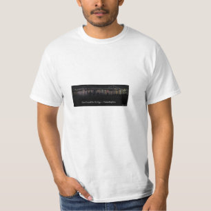 Ben Franklin Bridge 's nachts T-shirt
