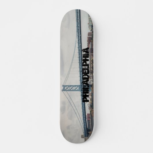Ben Franklin Bridge Skateboard (Voorkant)