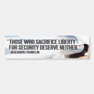 Ben Franklin Bumpersticker
