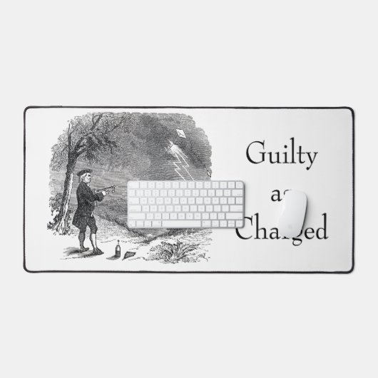 Ben Franklin Guilty beschuldigd Bureaumat (Keyboard & Muis)