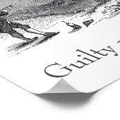 Ben Franklin Guilty beschuldigd Poster (Hoek)