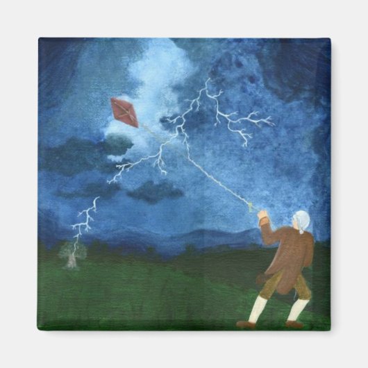 Ben Franklin Magneet (Voorkant)