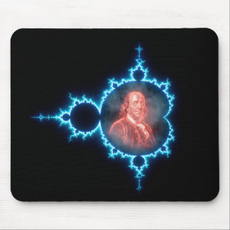 Ben Franklin Mandelbrot Fractal Muismat