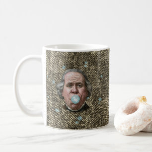 Ben Franklin met kauwgom Koffiemok
