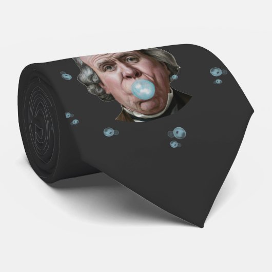 Ben Franklin met kauwgom Stropdas (Opgerold)