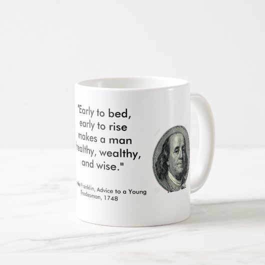 Ben Franklin Mug (Devant droit)
