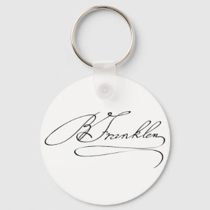 Ben Franklin Signature Sleutelhanger