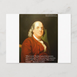 Ben Franklin (Wat is wijs) Quote Cadeaus & Kaarten