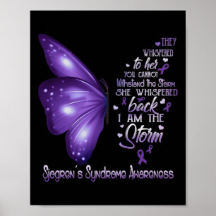 Ben het Storm Sjogren's syndrome-bewustzijn Butter Poster