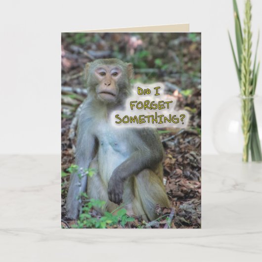 Ben ik iets vergeten? kaart (Voorkant)