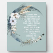  ben ik je moon Rumi Tabletop Art Fotoplaat (Voorkant)