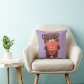 Ben ik mijn Valentijn? Kussen (Stoel)