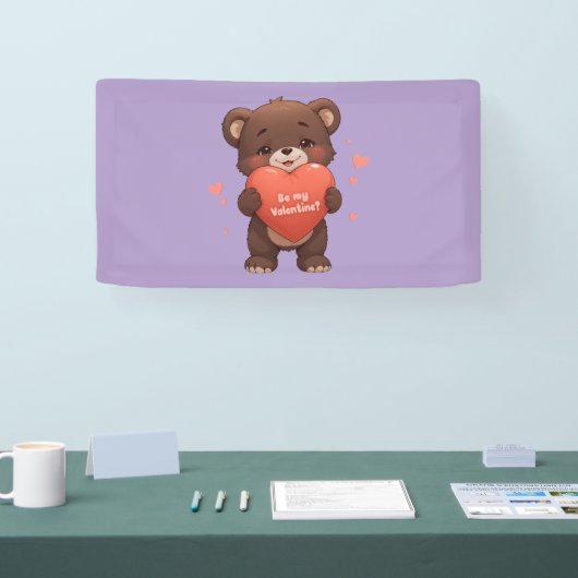 Ben ik mijn Valentijn? Spandoek (Beurs)