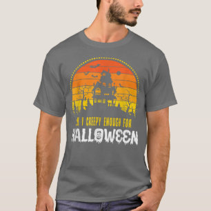 Ben ik voldoende verlegen voor de halloween eng Bo T-shirt