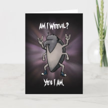 Ben ik Weevil Heavy Metal Blank Inside Kaart