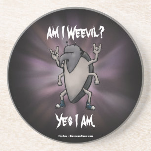 Ben ik Weevil Heavy Metal Cartoon Zandsteen Onderzetter