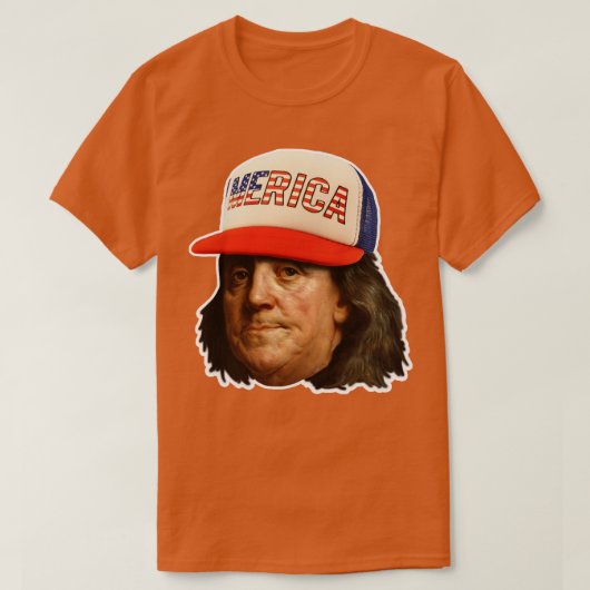Ben in Amerika T-shirt (Design voorkant)