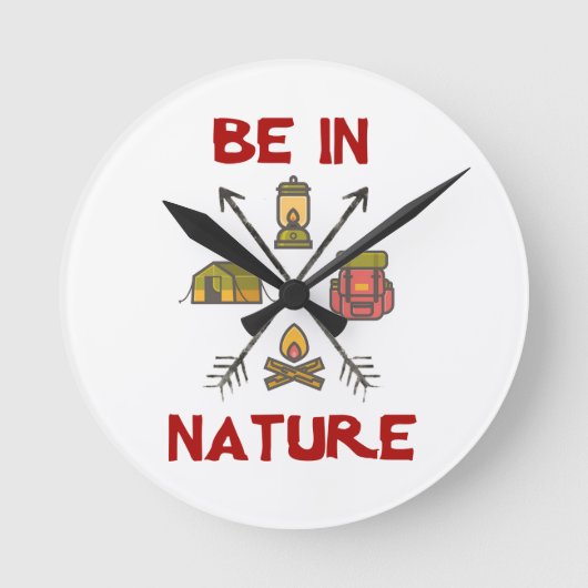 Ben in Natuur Ronde Klok (Voorkant)