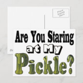 Ben je aan het staren? briefkaart (Voorkant / Achterkant)