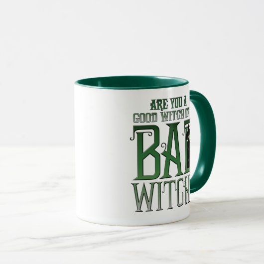 Ben je een goede heks of een slechte heks? mok (Voorkant rechts)