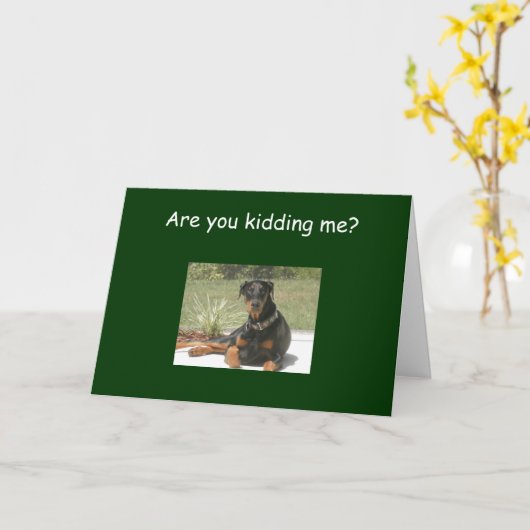 BEN JE EEN GRAPJE = 40ste VERJAARDAG HUMOR Kaart (Gele Bloem)