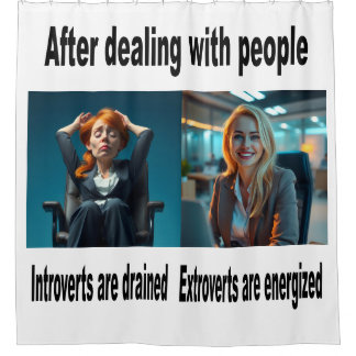 Ben je een introvert of extravert douchegordijn? douchegordijn