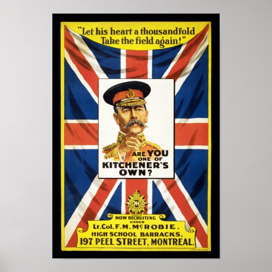 Ben je een van Kitchener's eigen? Poster (Voorkant)