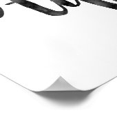 Ben je een zielige waterverf typografische poster (Hoek)