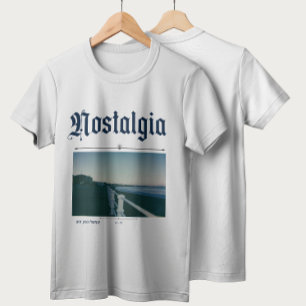"Ben je gelukkig" - Minimalistische nostalische gr T-shirt