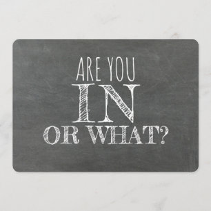 Ben je in voor wat grappig bruidsmeisje voorstel? kaart