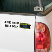 Ben je klaar? bumpersticker (Op Truck)