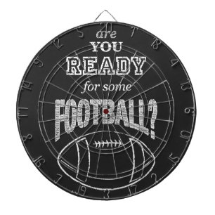 ben je klaar voor wat football ? dartbord