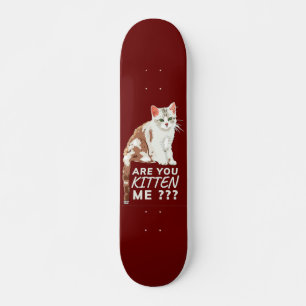 "BEN JE ME BEKEND" grappige kat Skateboard