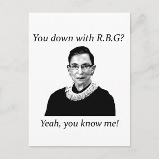 Ben je met RBG? Briefkaart